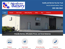 Tablet Screenshot of modestobattery.com